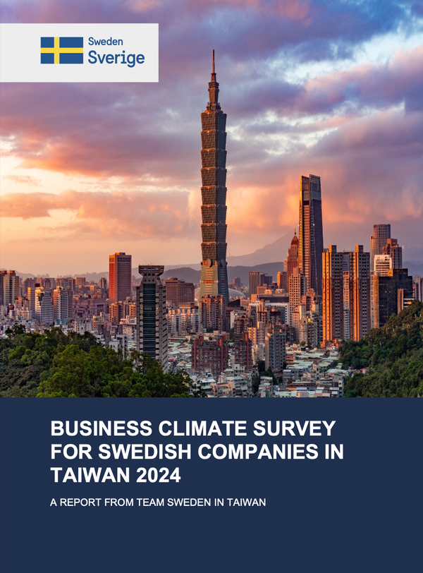 The Business Climate Survey for Swedish Companies in Taiwan 2024 is published!