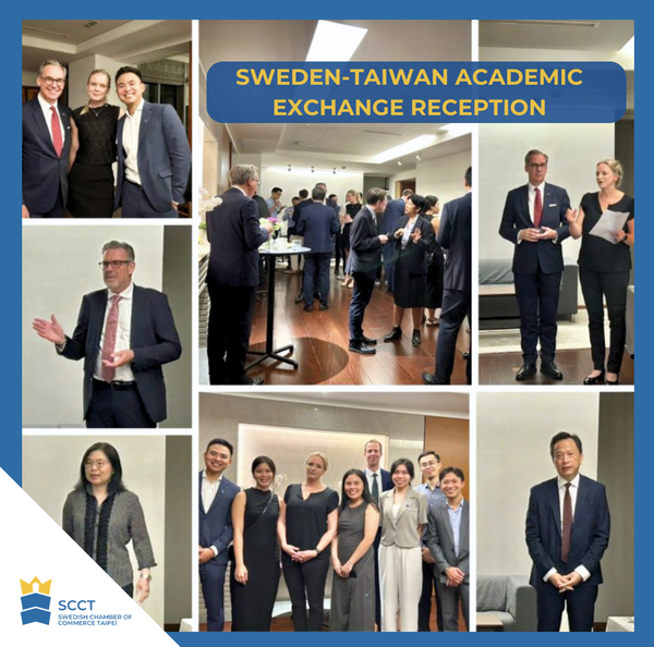 The Sweden-Taiwan Academic Exchange Reception